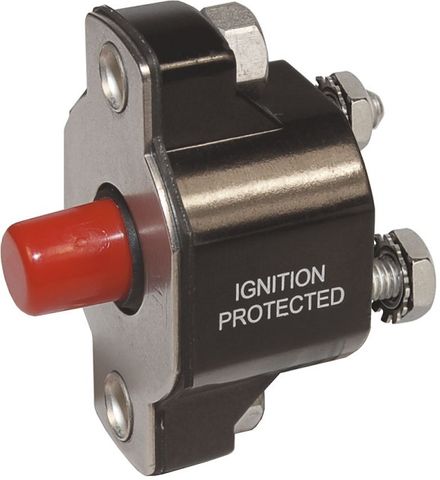 Blue Sea Circuit Breaker Push Button Medium Duty