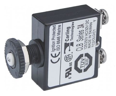 Blue Sea Circuit Breaker Push Button Screw Terminal