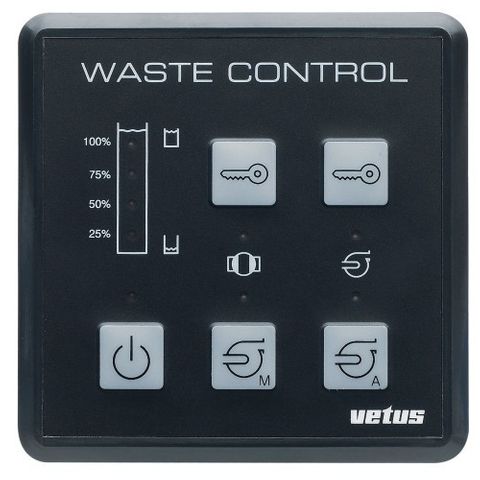 Vetus Waste Contol Panel