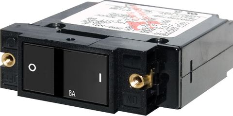 Blue Sea Circuit Breaker A Series Flat Rocker - Single Pole