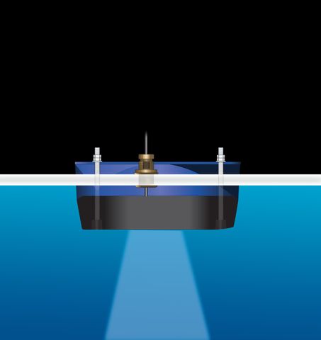 Raymarine R109 2kW CHIRP Thru-Hull Transducer with Fairing