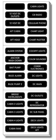 Blue Sea Label Kits DC Large Format