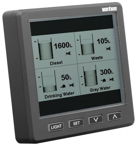 Vetus Ultrasonic Tank Level Display