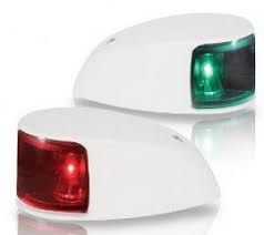 Hella Marine 2NM NaviLED Deck Mount Pair - Port and Starboard