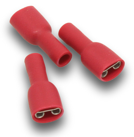 Fully Insulated Female Spade Connectors