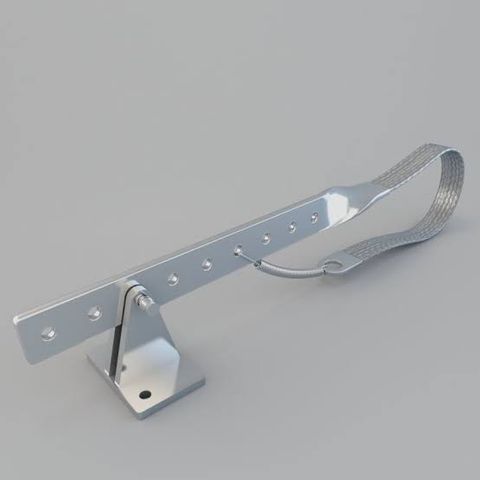 Marine Protection Systems Stainless Steel Shaft Grounding Strap