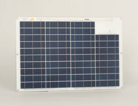 Sunware Semi Flexible Solar Panel - Outlet on Back