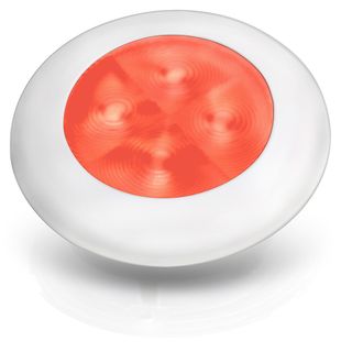 Hella Marine LED Round Courtesy Lamps - Red