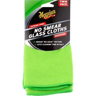 Supreme Shine No Smear Glass Cloths - Twin Pack