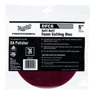 Soft Buff DA Foam Cutting Disc 6.25"/159mm