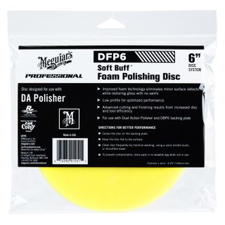 Soft Buff Foam Foam Polishing Disc 6.25"/159mm