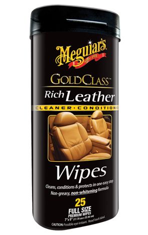 Gold Class Rich Leather Cleaner/Conditioner Wipes - 30 Pack