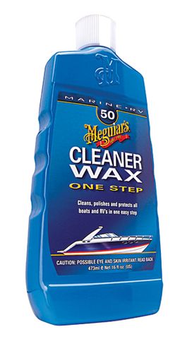 One Step Boat Cleaner/Wax (50), 16oz/473ml