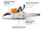 MSA160.0 Battery Chainsaw Skin - 12" AP