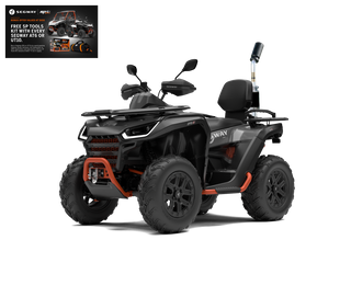 SEGWAY AT6L SNARLER Pro ATV - Grey-Red 2