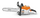 MSA220 Battery Chainsaw Skin 16" (AP)
