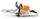 MSA160.0 Battery Chainsaw Skin  12" (AP)