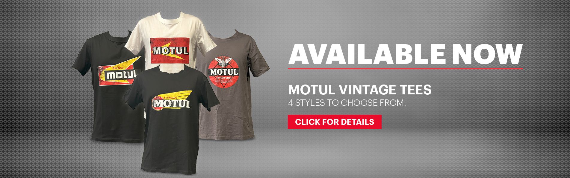 New Motul Vintage Tees