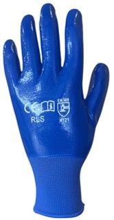 BLUE NITRILE GLOVE  L