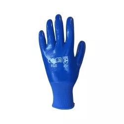 BLUE NITRILE GLOVE  L