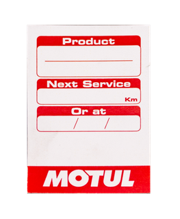 MOTUL SERVICE DUE DECAL