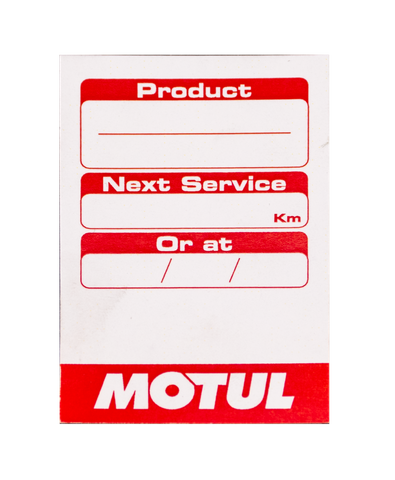 MOTUL SERVICE DUE DECAL