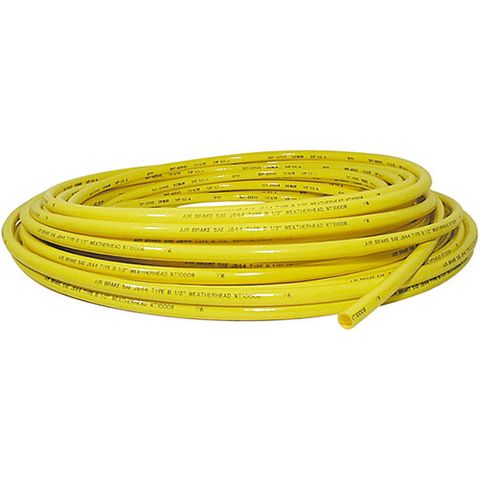 DPA 3/8" Nylon Air Brake Tube - Yellow
