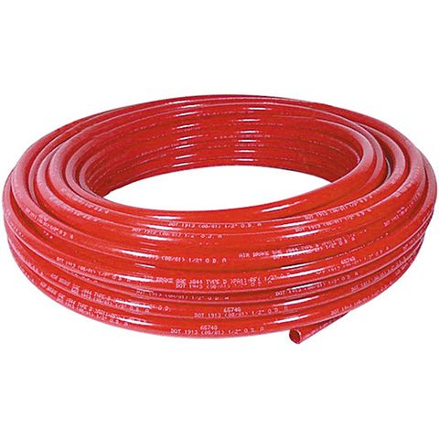 DPA 1/2" Nylon Air Brake Tube - Red