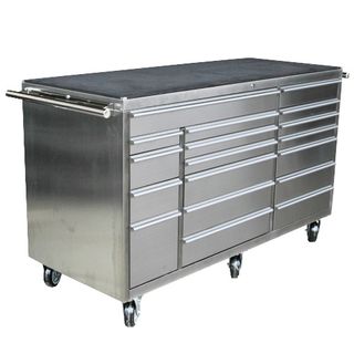 MTW 18 Drawer Tool Cabinet - Stainless Steel