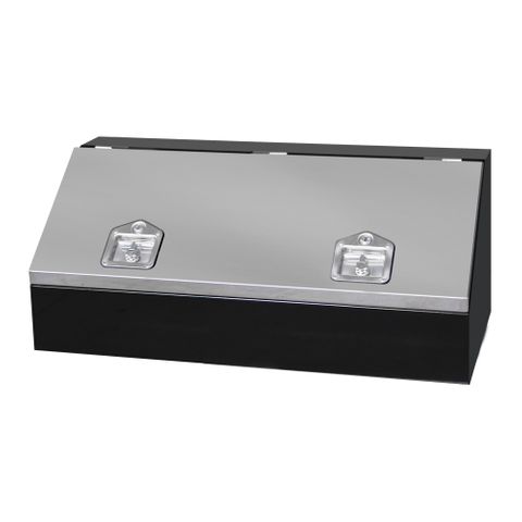 MTW Angled Under Deck Truck Toolbox - 950x400x400mm - Powder Coated