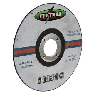 MTW Metal Cutting Disc 115mm x 1.2mm x 22mm