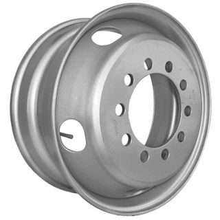 Accuride 19.5x7.5, 10 Stud, 24mm Hole, 225mm PCD, Steel Wheel