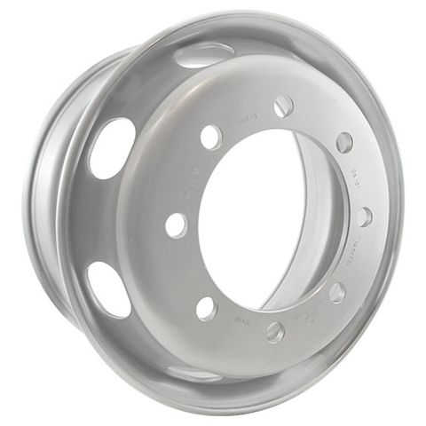 Accuride 19.5x7.5, 8 Stud, 24mm Hole, 275mm PCD, Steel Wheel