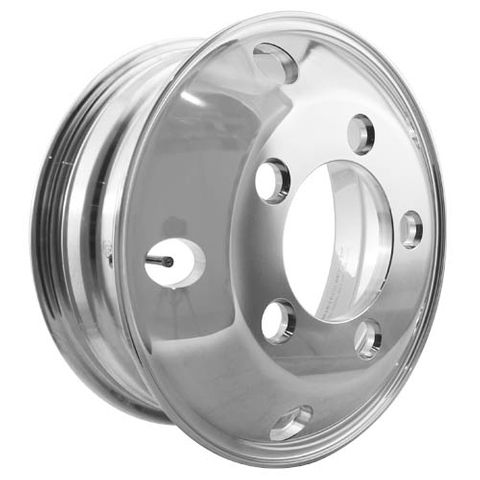 Weight Cheetah 16x5.5, 5 Stud, 32mm J-Budd, 208mm PCD, Polished Alloy Wheel