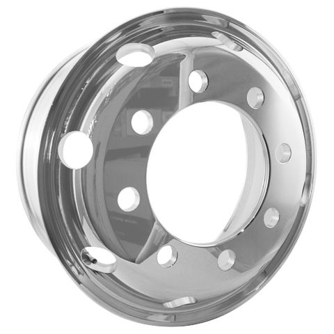 Weight Cheetah 19.5x6.75, 8 Stud, 32mm Hole, 285mm PCD, Polished Alloy Wheel