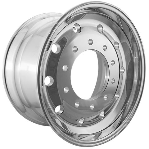 Weight Cheetah 22.5x12.25, 10 Stud, 24mm Hole, 285mm PCD, Polished Alloy Wheel