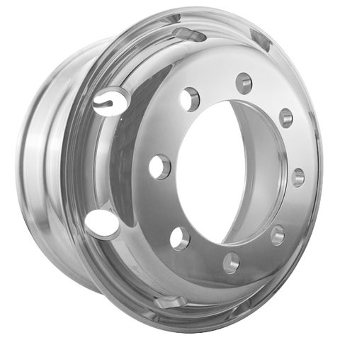 Weight Cheetah 19.5x7.5, 8 Stud, 32mm Hole, 275mm PCD, Polished Alloy Wheel