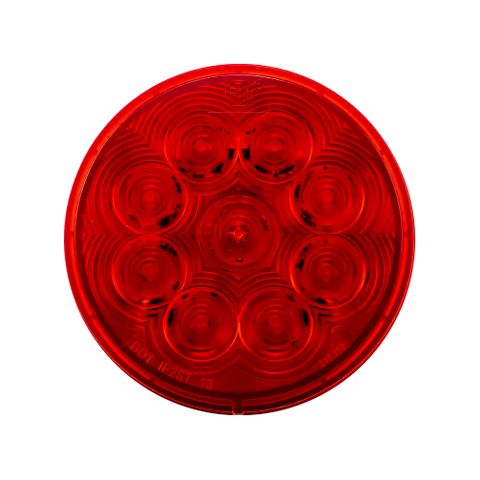 Peterson 4" Red LED Stop/Tail Lamp - Grommet Mount (817R-9)