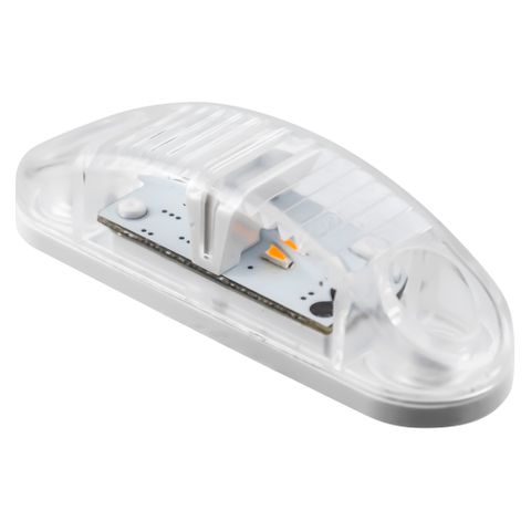 Peterson 2268 Red/Amber LED & Clear Lens Marker Light (2268A-R-MV)