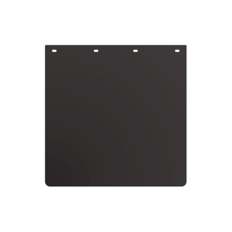 24 x 24" Black Mud Flap - Plastic