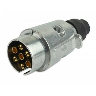 Hella 7 Pole Round Metal Plug