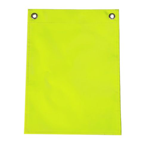 PVC Fluro Flag With Eyelets 400 x 300