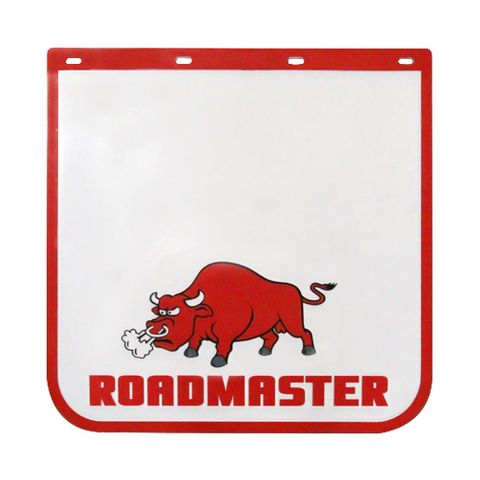 Roadmaster Rubber Mud Flaps - Red Border