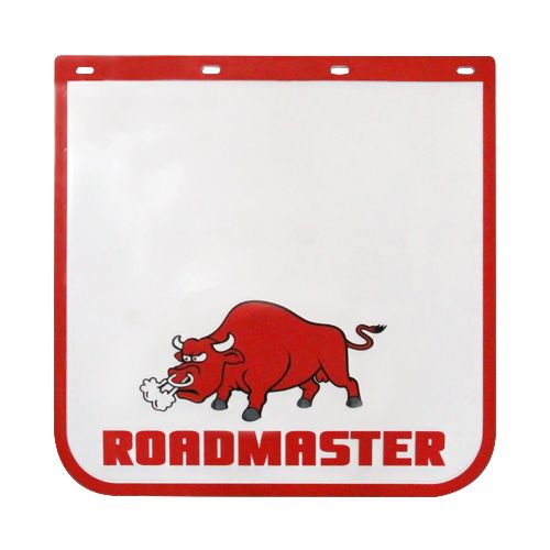 Roadmaster Rubber Mud Flaps - Red Border