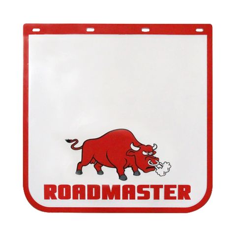 Roadmaster Rubber Mud Flaps - Red Border