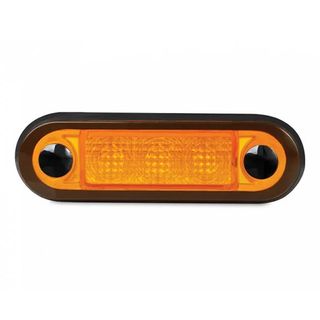 Hella LED Narrow Rim Rectangular Courtesy Lamp - 12v