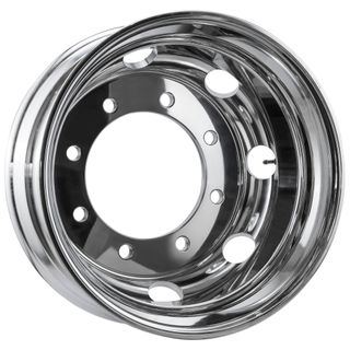 Weight Cheetah 19.5x7.5, 8 Stud, 24mm Hole, 275mm PCD, Polished Alloy Wheel