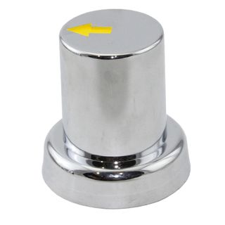 32mm Chrome Nut Cover Plastic Flare Top Hat With Indicator