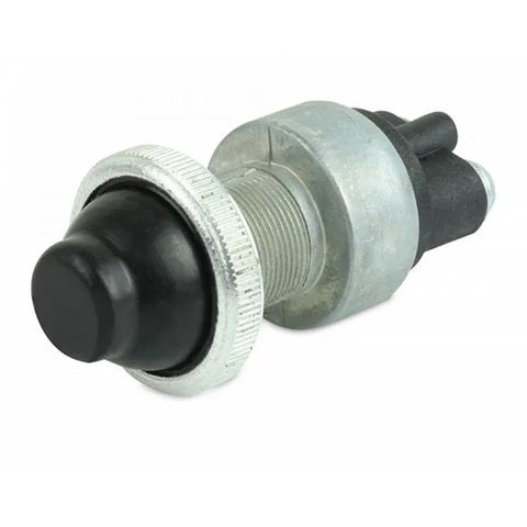 Hella Push Switch Off-(On) Momentary Spring Return - Rubber Cap