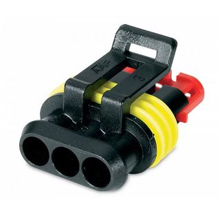 Hella Super Seal Connector - 3 Pole Plug